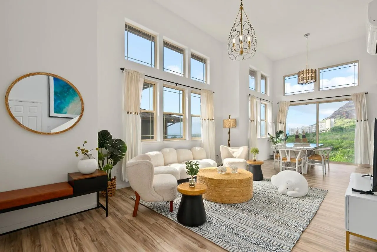 Prázdninový dům Vila @ Marbella Lane - 3Br W/ Amazing Mt & Ocean Vistas Waianae USA
